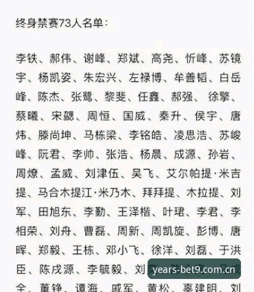 Bet9备用登录怎么用官方下载 中国足球反腐禁足全解析:从终身禁赛到行业整顿的完整指南